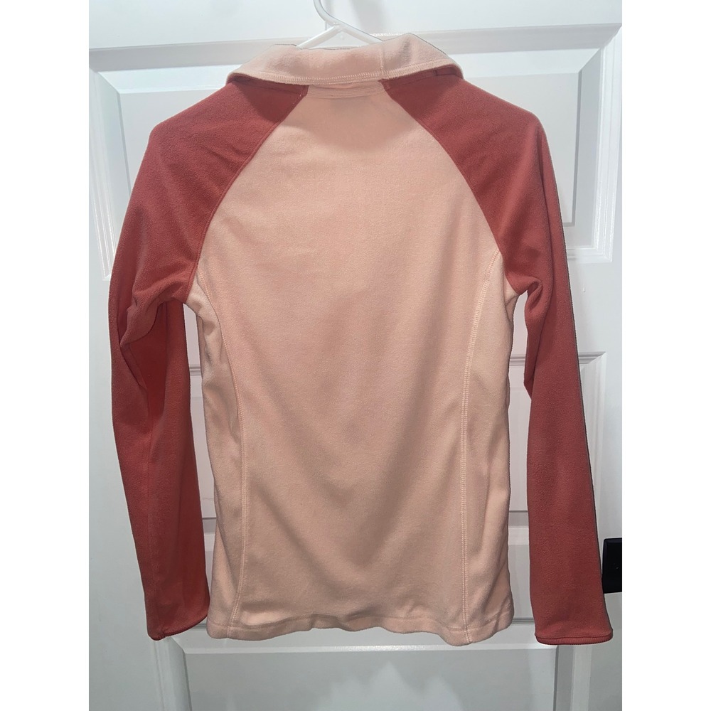 Columbia Women's Glacial IV Half Zip Fleece Pullover Pink Coral Small - Picture 2 of 6